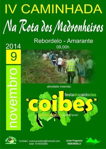 Caminhada em Rebordelo a 9 de Novembro