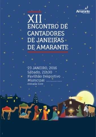 Cartaz - Encontro de Cantadores de Janeiras