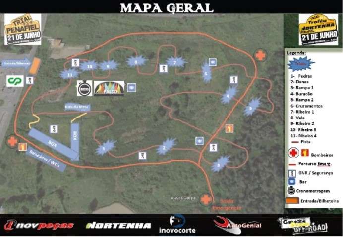 Mapa - Trial 4x4