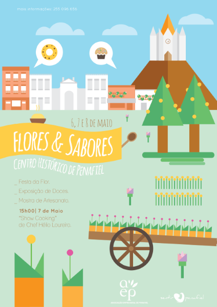 Cartaz Flores e Sabores