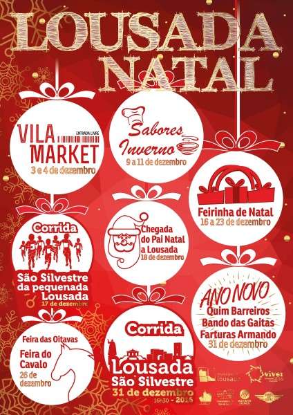 Lousada Natal no centro da vila