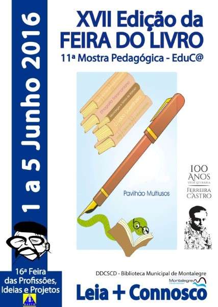 MONTALEGRE - XVII Feira do Livro (Cartaz)