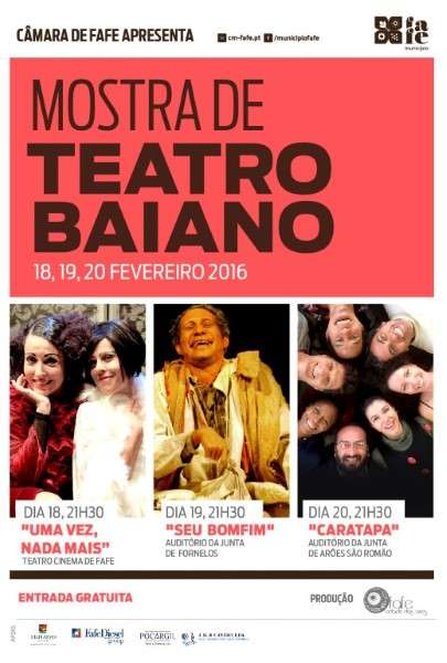 Mostra de Teatro Baiano em Fafe