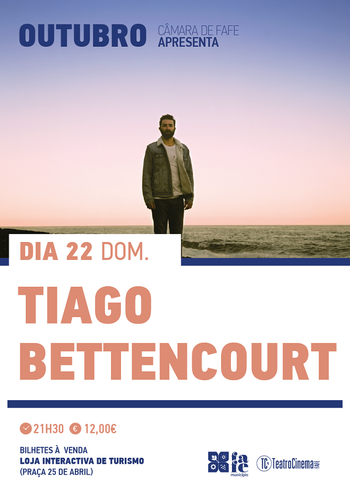 Tiago Bettencourt no Teatro Cinema de Fafe