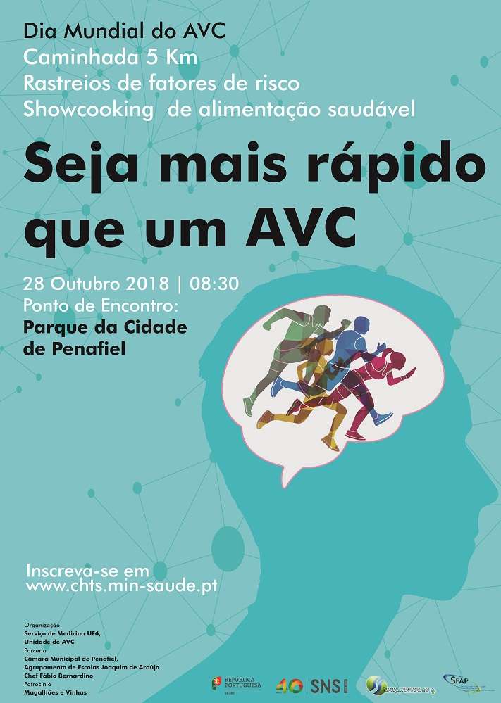 cartaz Seja mais rapido que um AVC 3