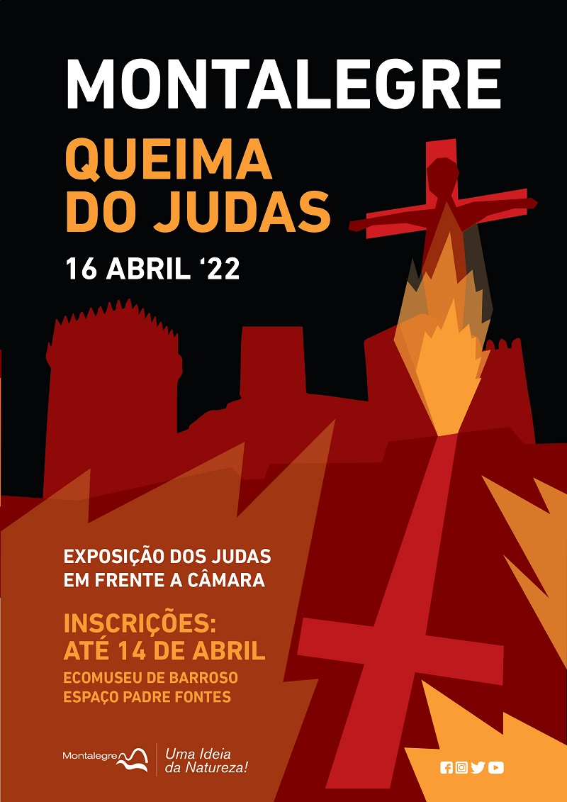 MONTALEGRE QUEIMA DO JUDAS 16 ABRIL 2022 CARTAZ